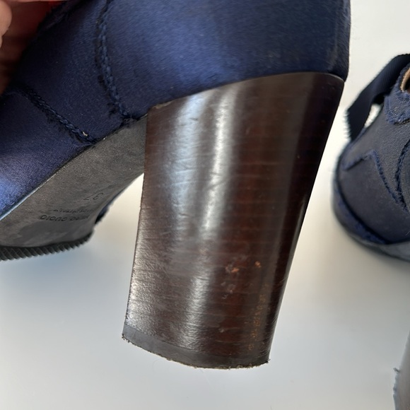 Authentic LANVIN Ribbon-Lace Satin Oxford Size US7 EU37 - Picture 10 of 12